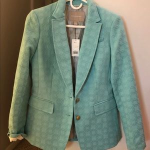 Banana republic teal blazer